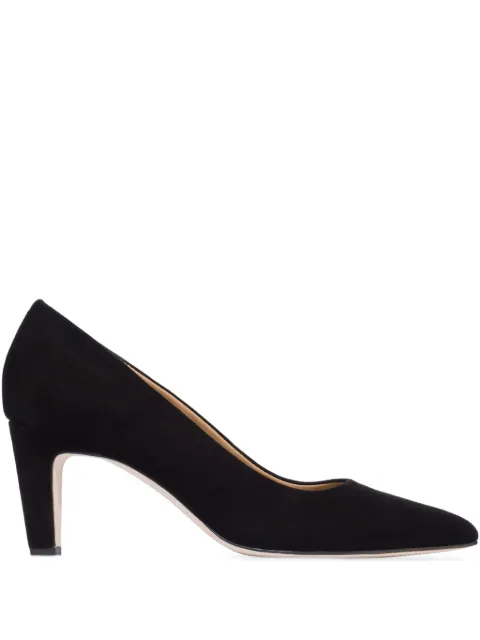 Bernardo 70mm pointed-toe suede pumps