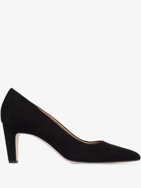 Bernardo 70mm pointed-toe suede pumps