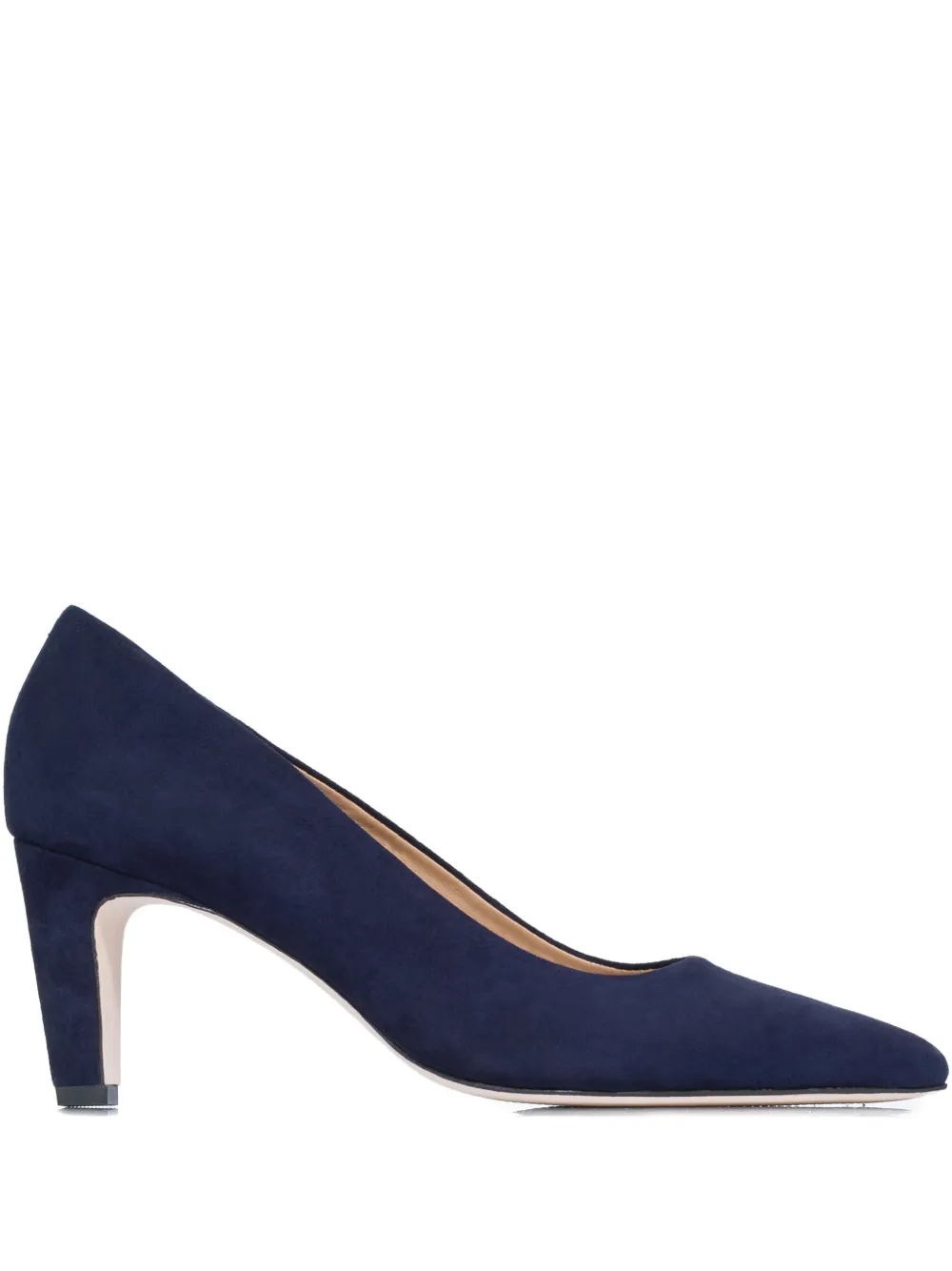 Bernardo zapatillas con puntera en punta y tacón de 70mm | azul | Image 1