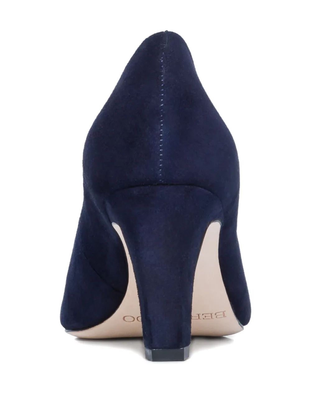  Bernardo 70mm Pointed-toe Suede Pumps - Blue 
