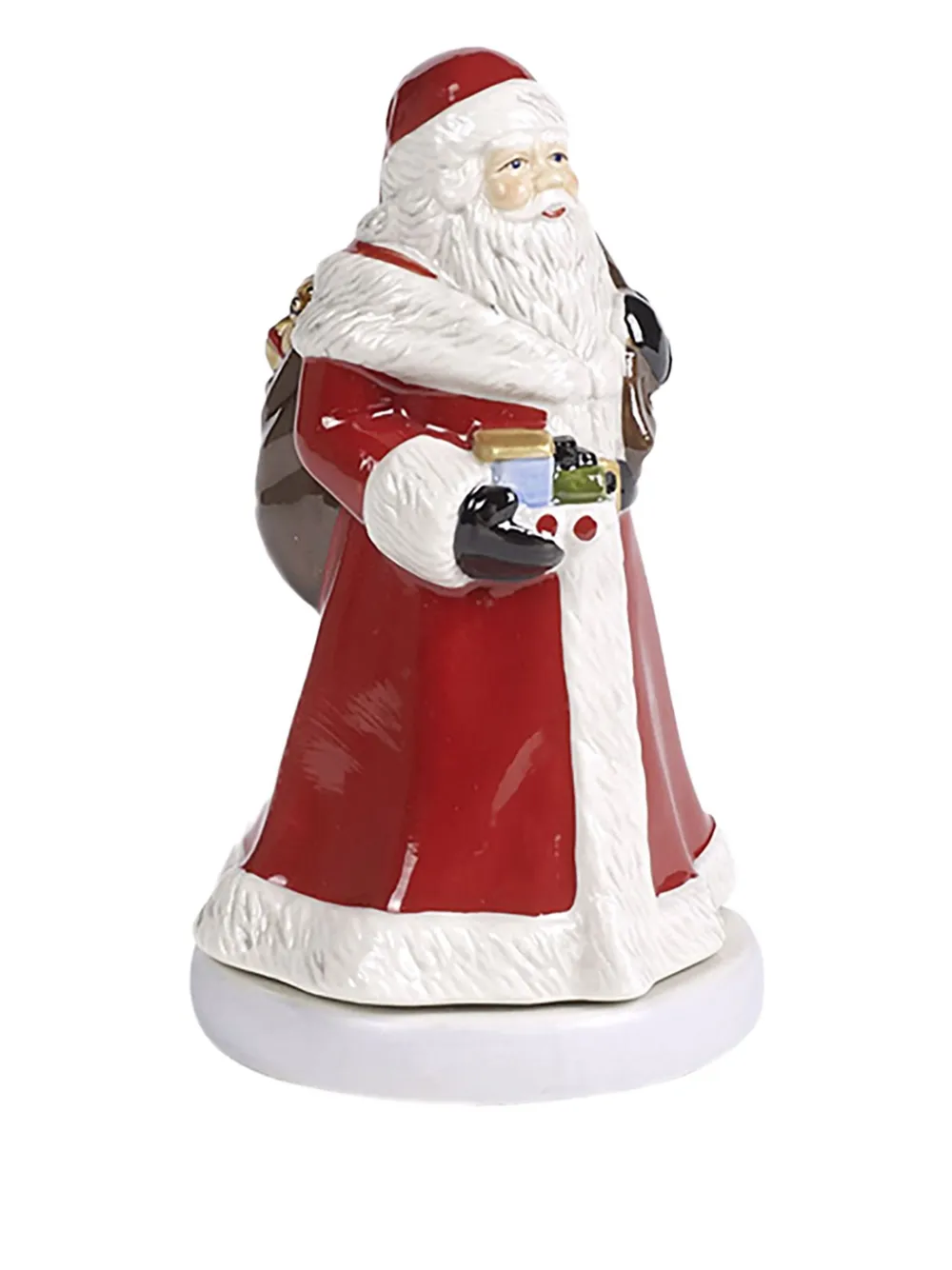 Villeroy & Boch Nostalgic Melody Santa Musical Figurine Santa Claus In Red