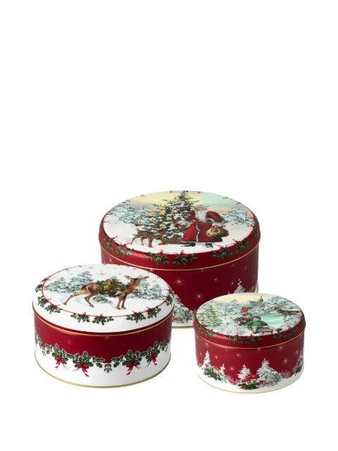 Villeroy & Boch  Winter Collage Barattolo trinket box