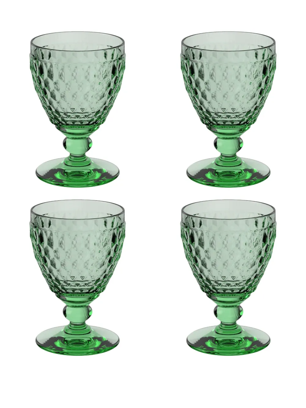 Villeroy & Boch Boston stemmed glasses  (set of four) | أخضر | Image 1