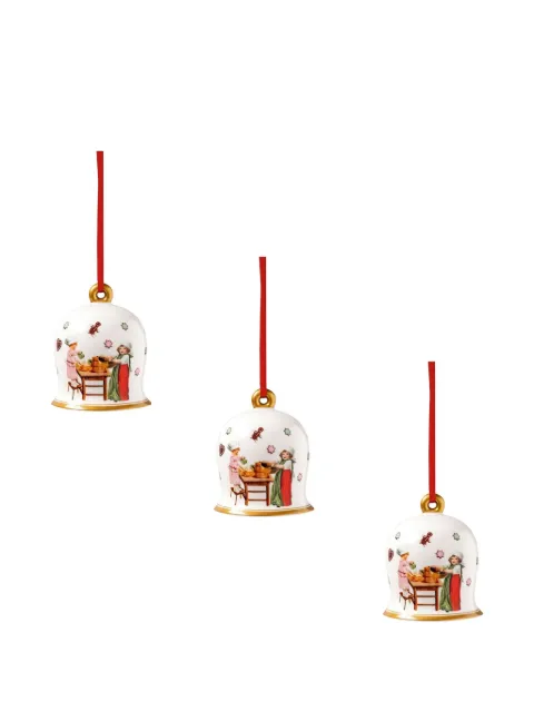 Villeroy & Boch Winter Bakery Delight Ciotola ornaments (set of three)