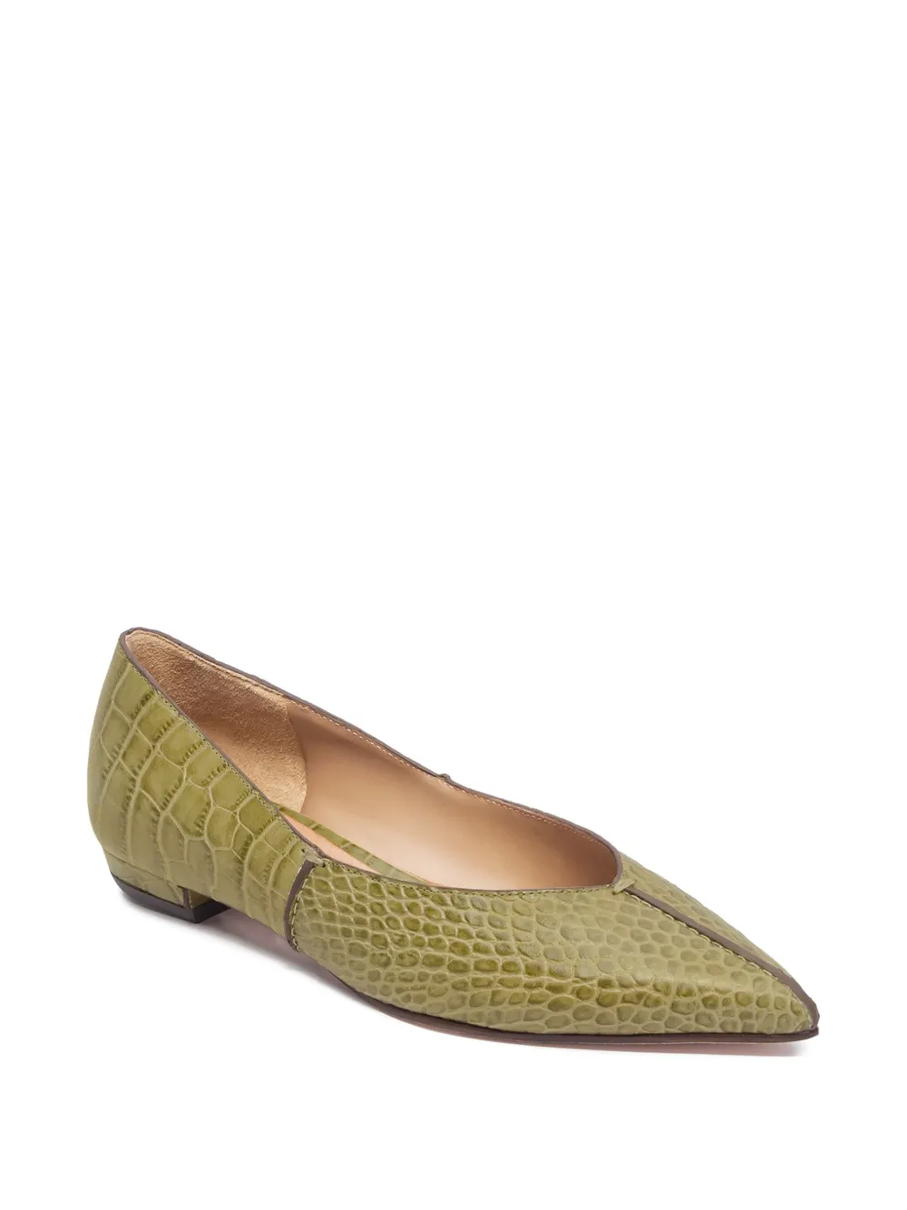 Bernardo Lana Flat Pumps In Green