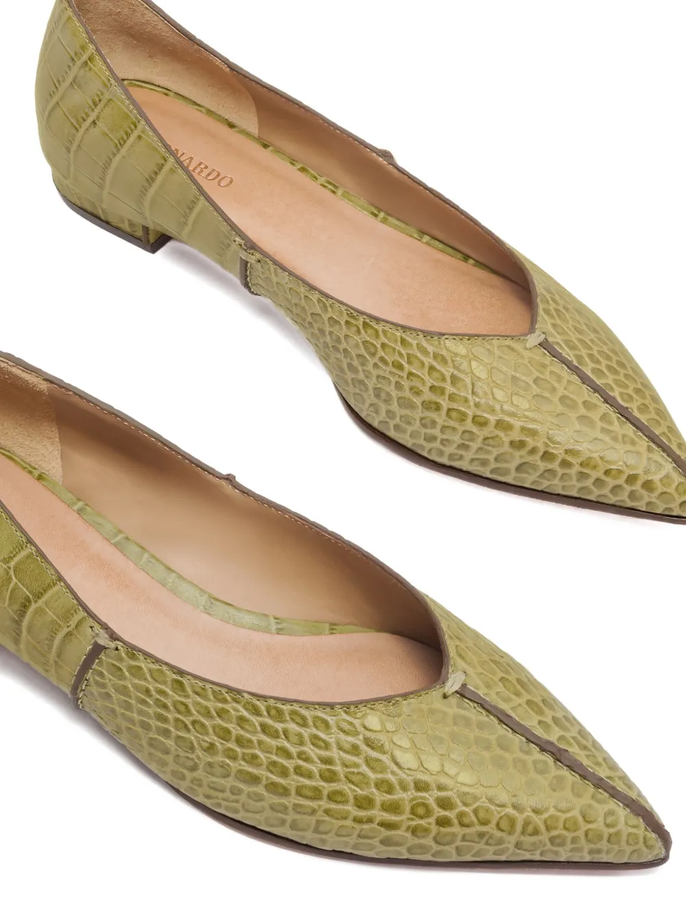 Bernardo Lana Flat Pumps In Green