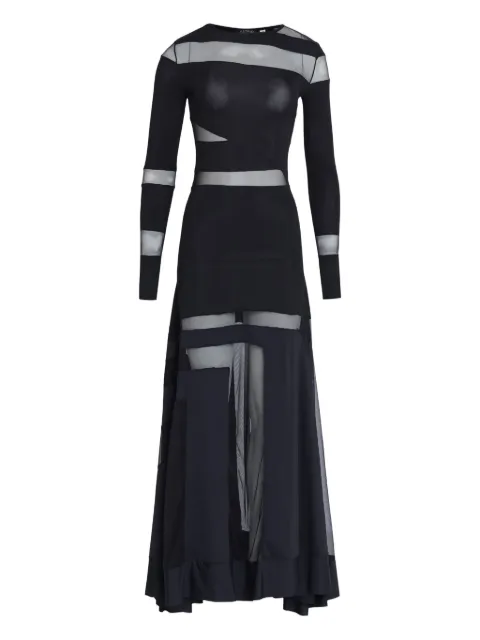 Amir Slama x Astrid sheer-panel maxi dress