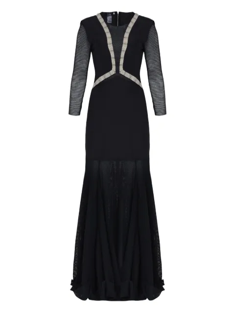 Amir Slama x Astrid mesh-panel maxi dress