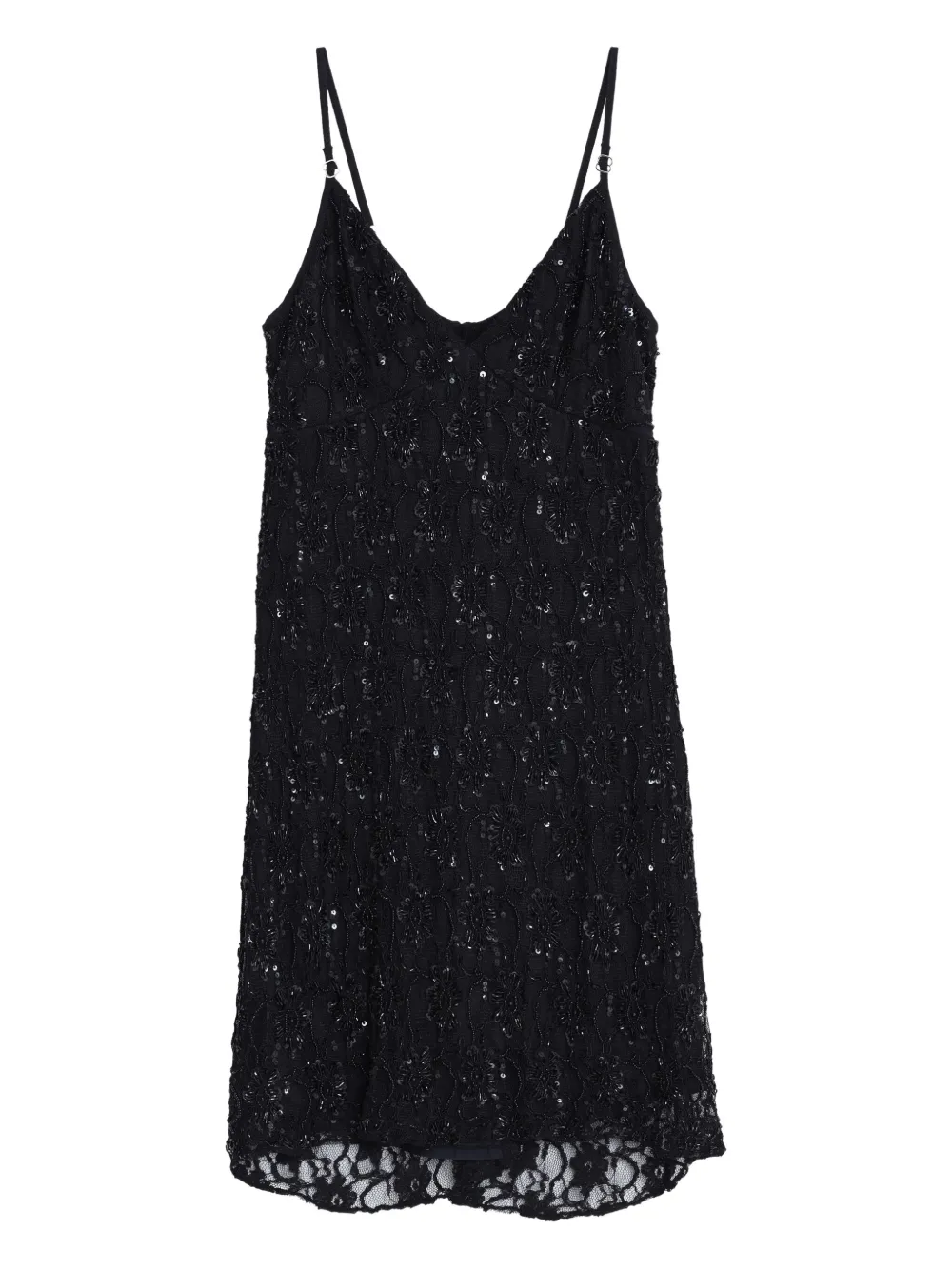 Amir Slama x Astrid sequin-embellished mini dress - ブラック Amir Slama x Astrid sequin-embellished mini dress - ブラック