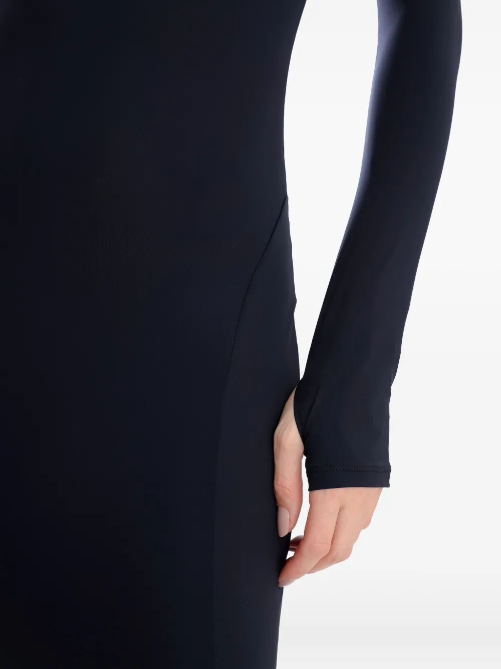 Amir Slama X Astrid High-neck Maxi Dress In Black
