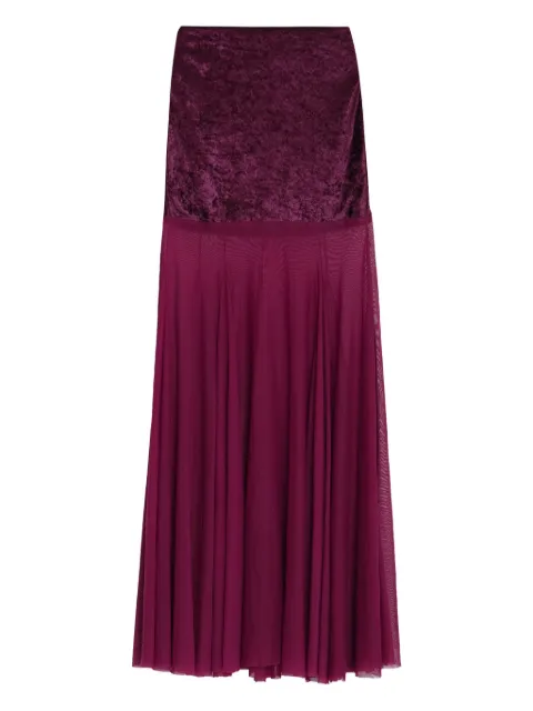 Amir Slama x Astrid panelled maxi skirt