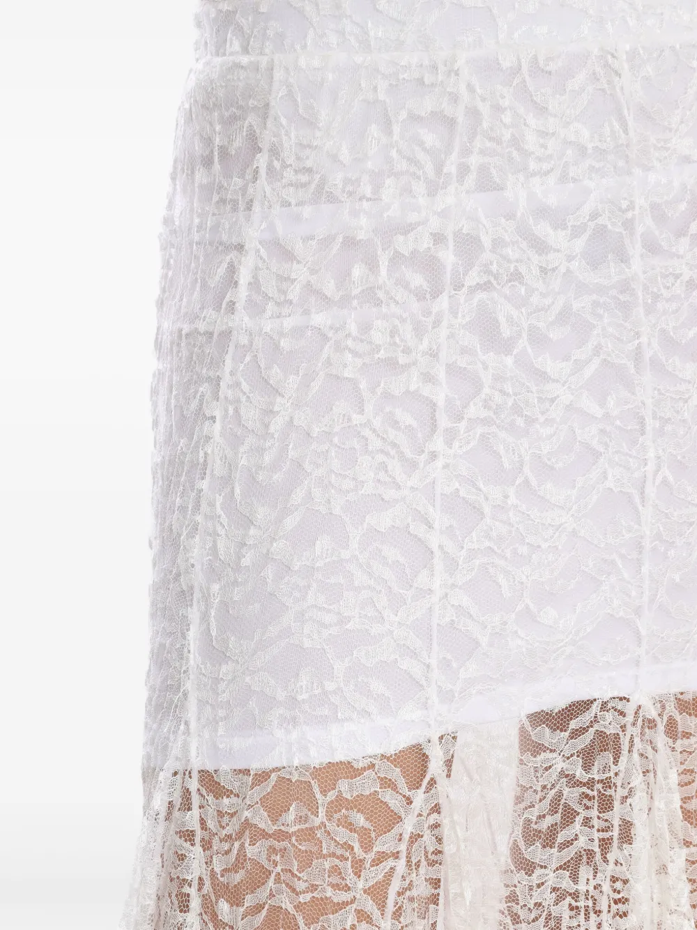 Amir Slama X Astrid Lace Maxi Skirt In White