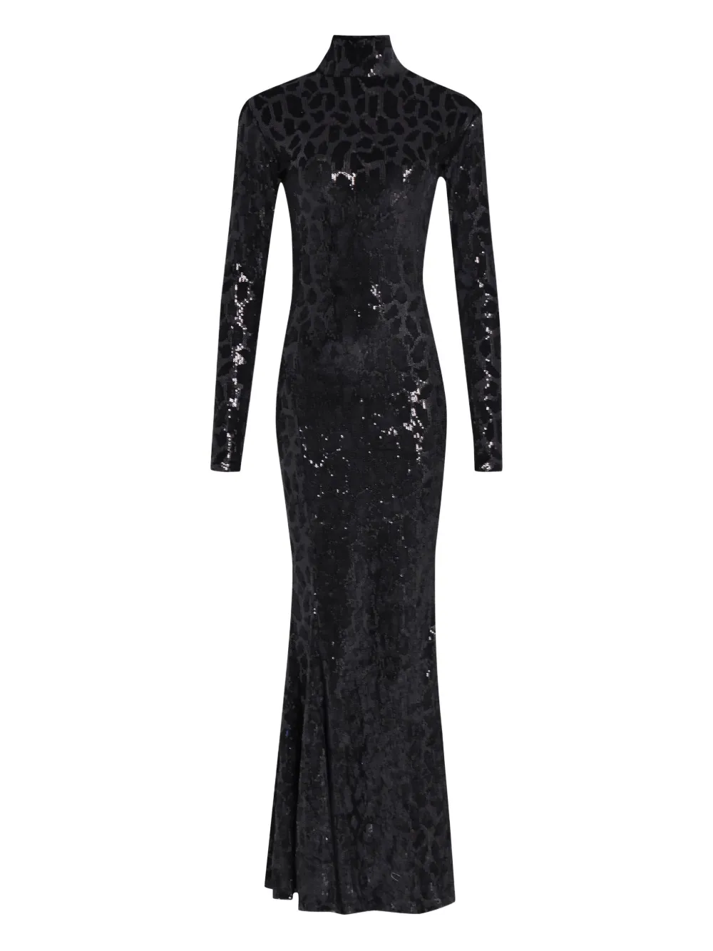 Amir Slama x Astrid sequined maxi dress - ブラック Amir Slama x Astrid sequined maxi dress - ブラック