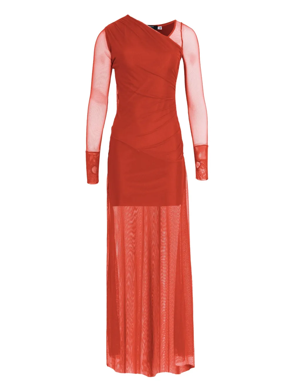 Amir Slama x Astrid mesh maxi dress - レッド Amir Slama x Astrid mesh maxi dress - レッド