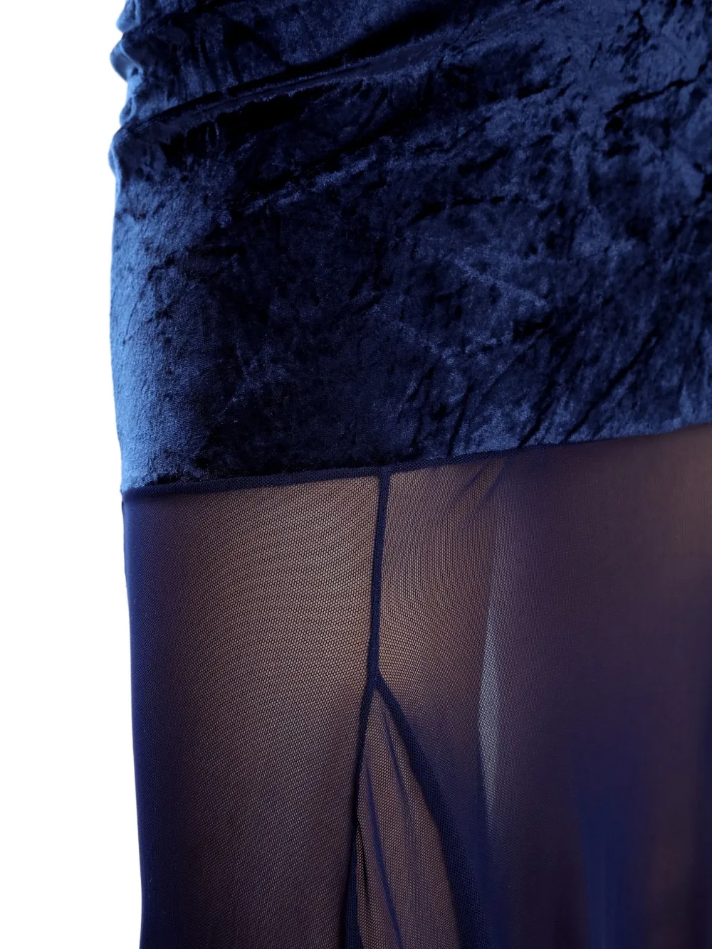 Amir Slama X Astrid Panelled Maxi Skirt In Blue