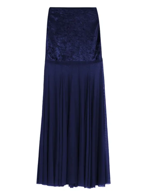 Amir Slama x Astrid panelled maxi skirt