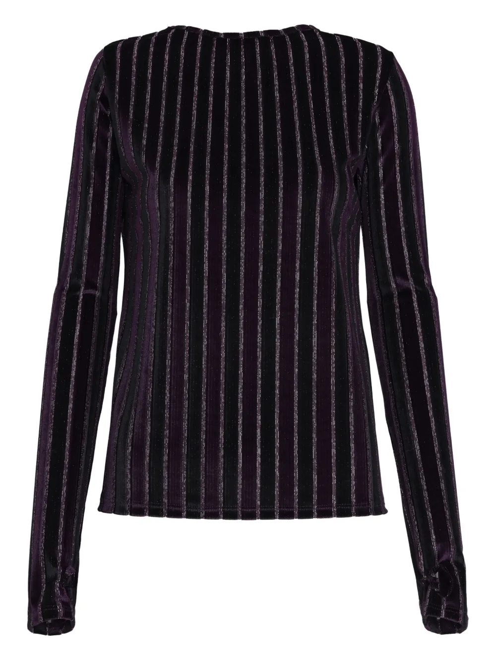 Amir Slama x Astrid striped top | Purple | Image 1