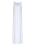 Amir Slama x Astrid scoop-neck midi dress - White
