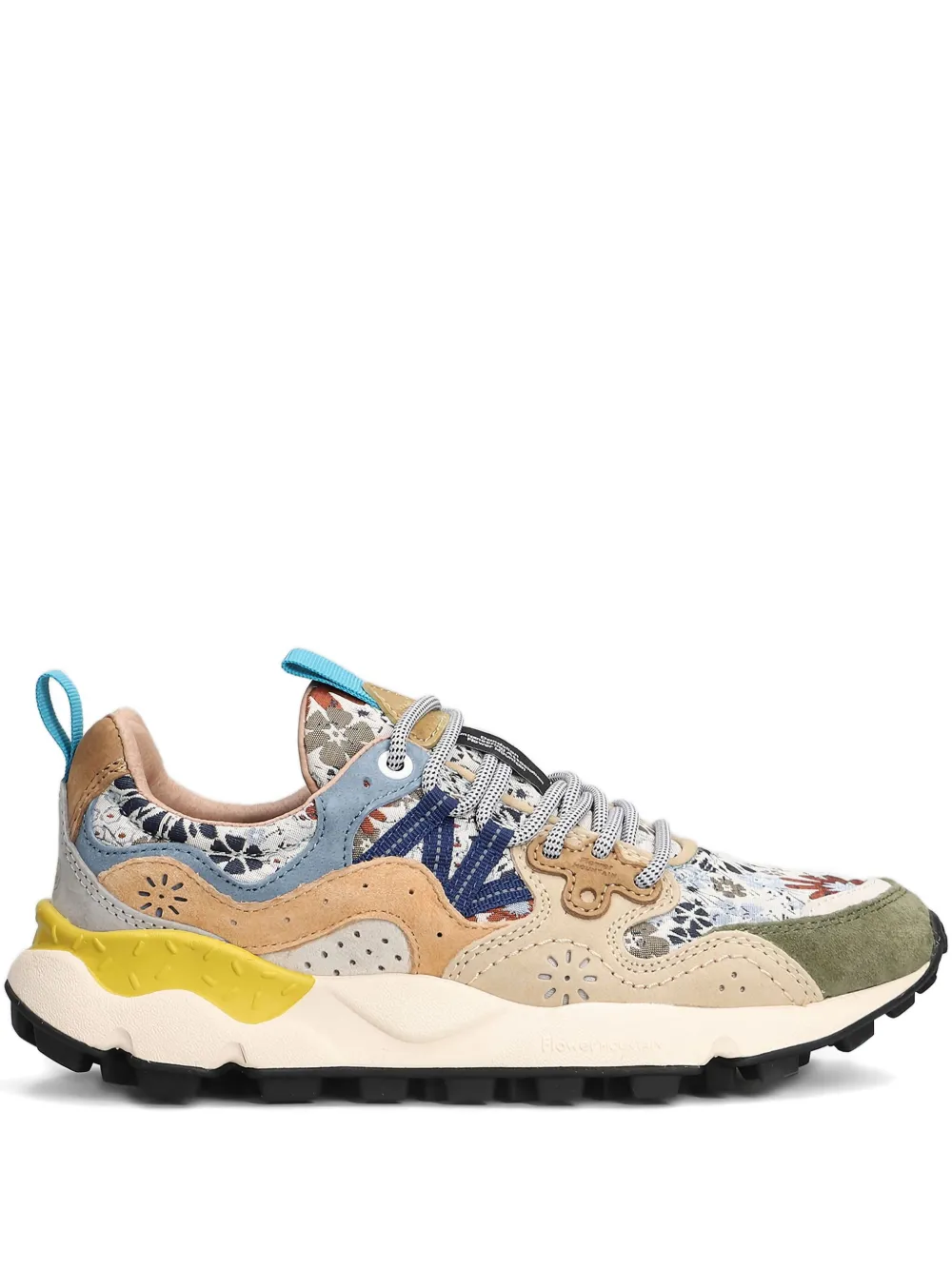 Flower Mountain Yamano 3 Floral-print Sneakers In Multi