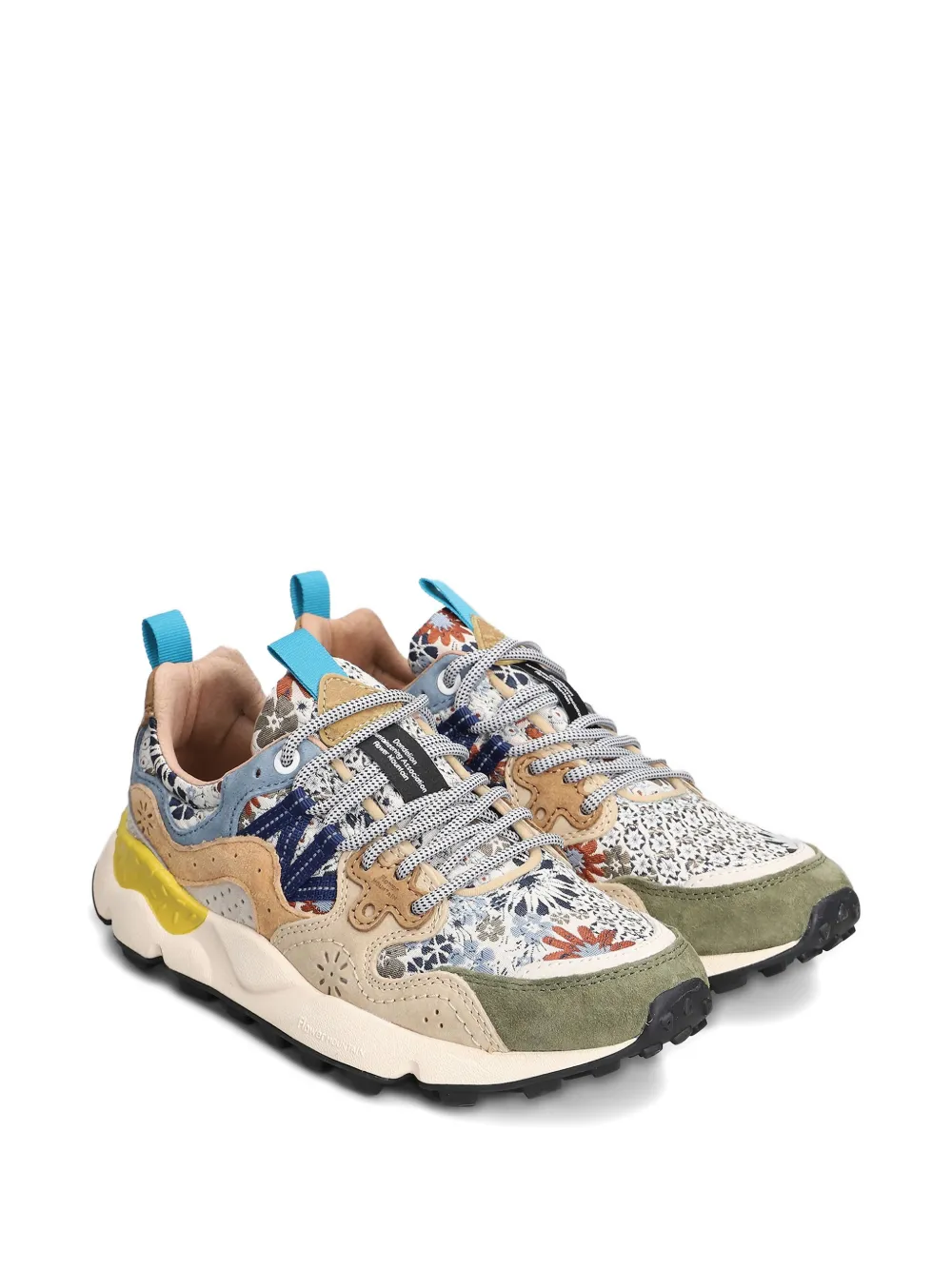 Flower Mountain Yamano 3 Floral-print Sneakers In Multi