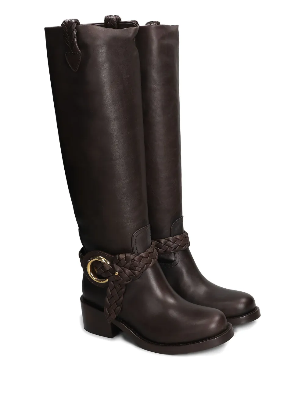 ZIMMERMANN Helix braided buckle boots | Knee-High Boots | Image 2