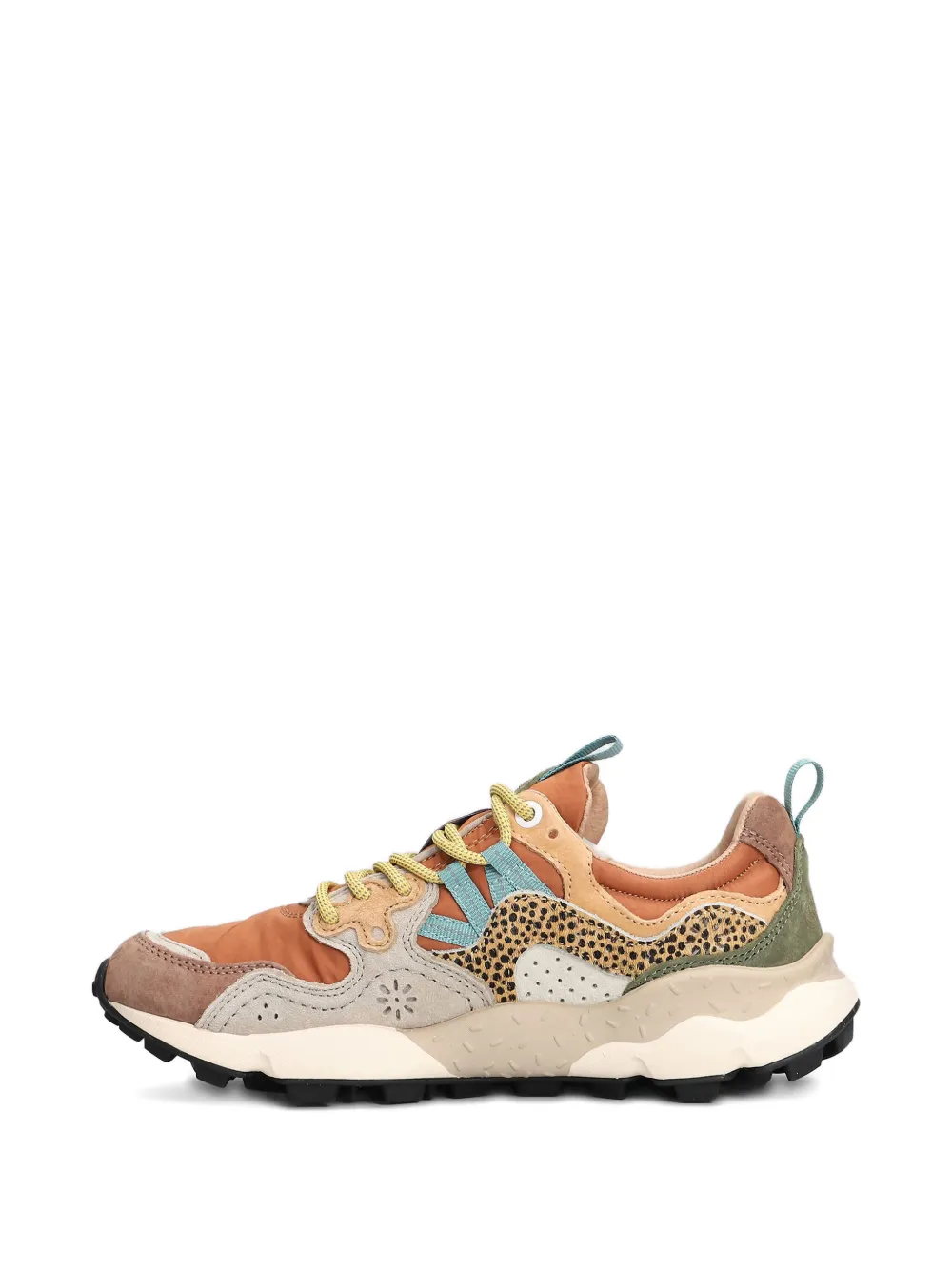 FLOWER MOUNTAIN Yamano 3 sneakers met vlakken Oranje