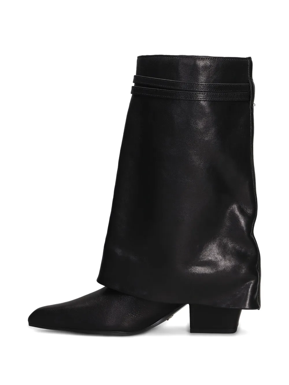 Lola Cruz 55 mm Yuna laarzen met gespbandje Zwart