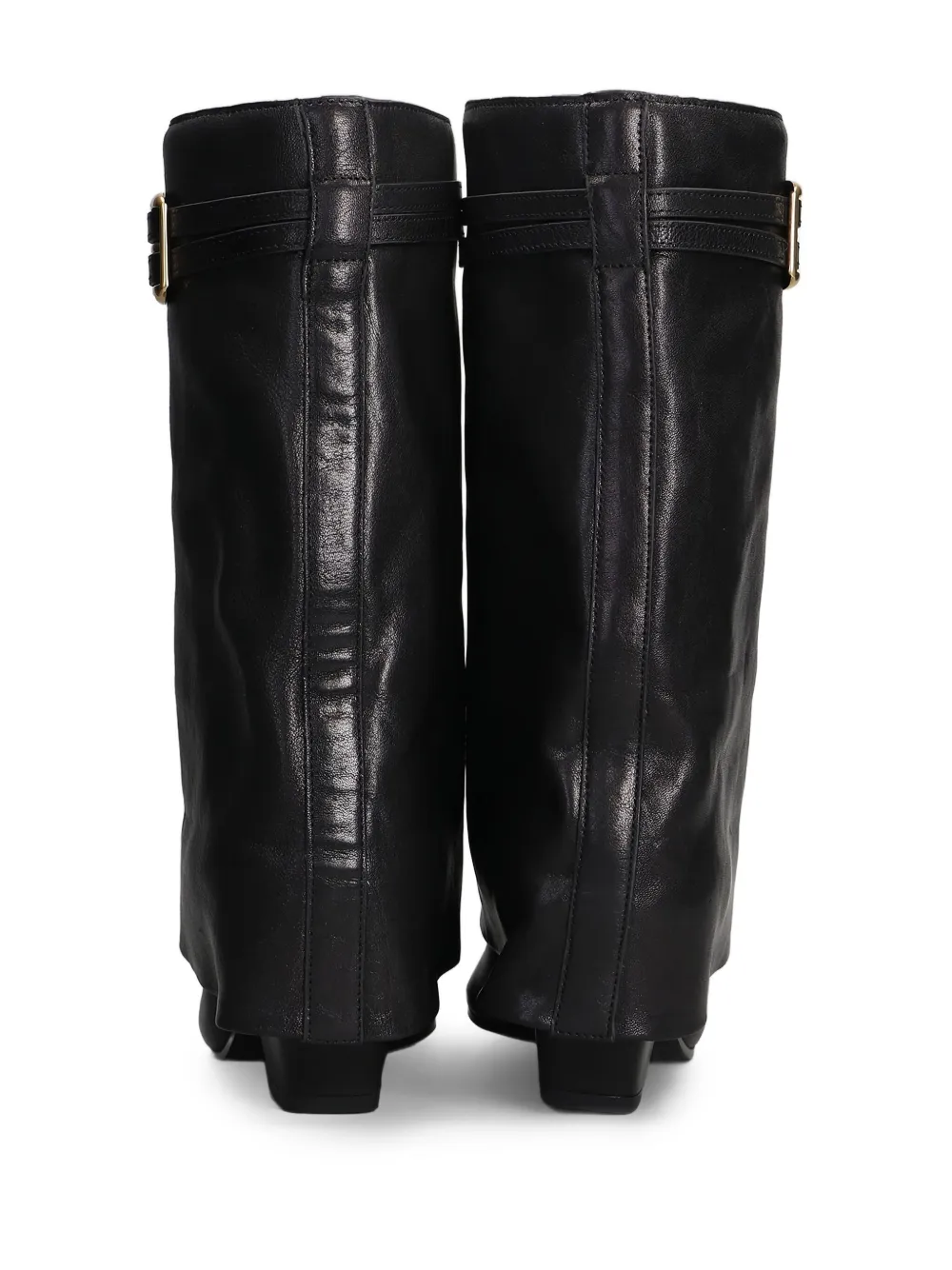 Lola Cruz 55 mm Yuna laarzen met gespbandje Zwart