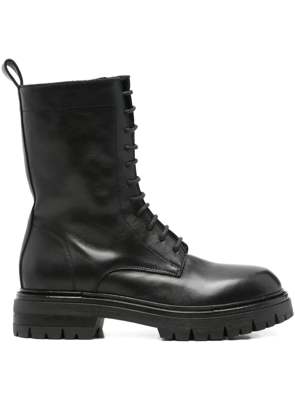 Elena Iachi lace-up leather boots | Black | Image 1
