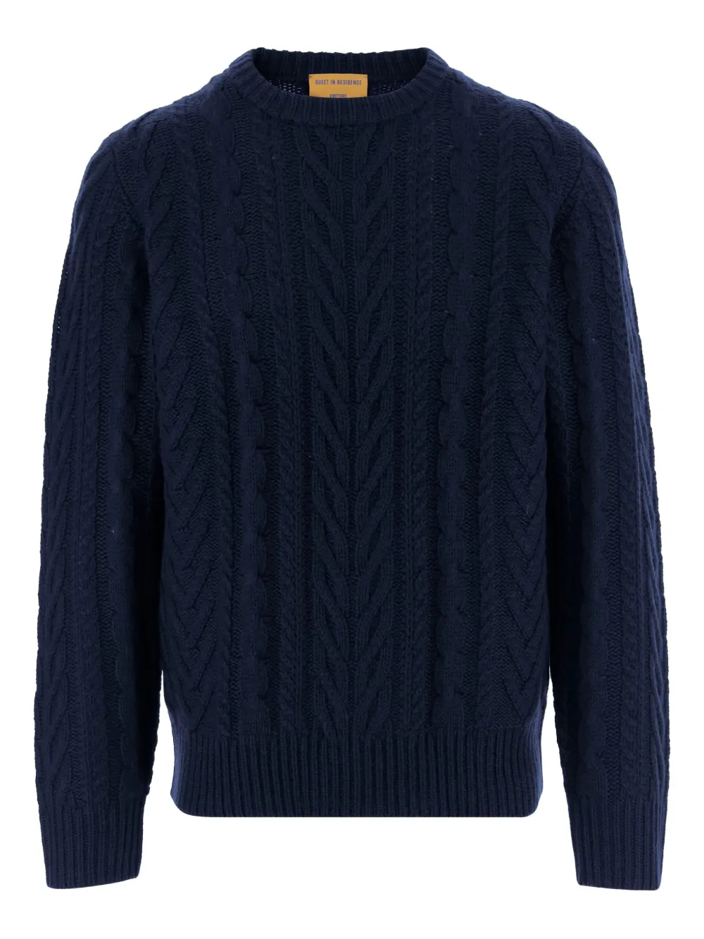 Guest In Residence cable-knit crew-neck sweater | Blue | Image 1