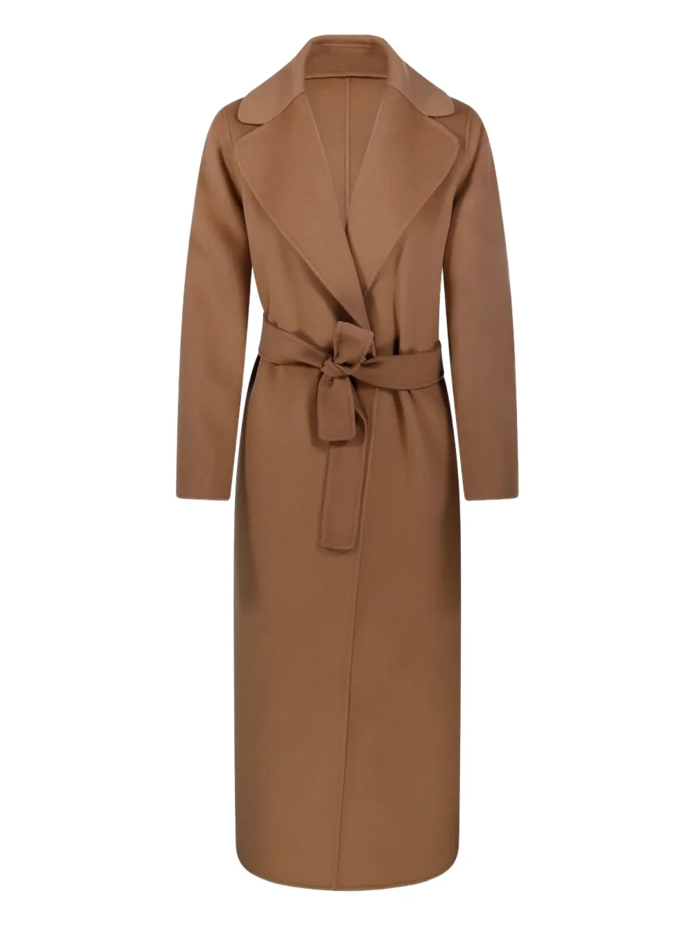 'S Max Mara belted single-breasted coat - ブラウン 'S Max Mara belted single-breasted coat - ブラウン