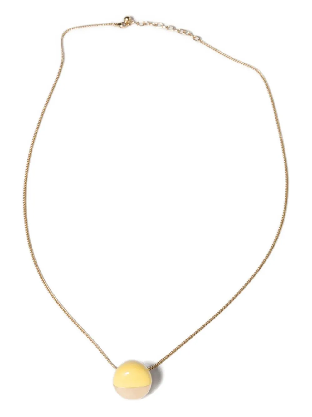 Miu Miu statement-pendant necklace - ゴールドトーン Miu Miu statement-pendant necklace - ゴールドトーン