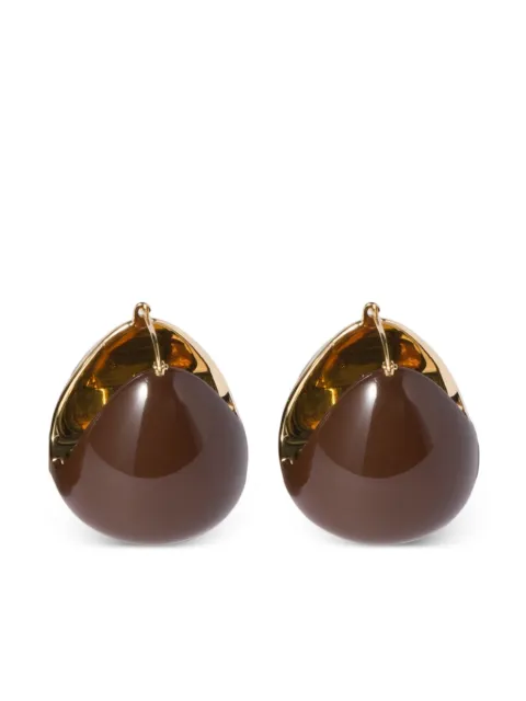 Miu Miu two-tone hoop earrings
