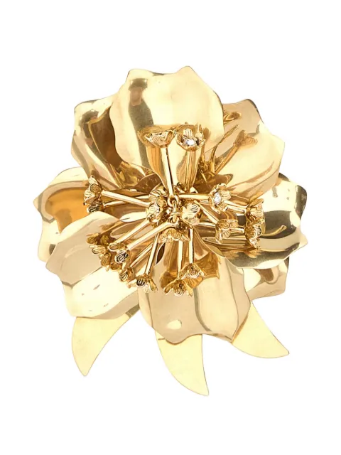 Miu Miu flower-motif brooch