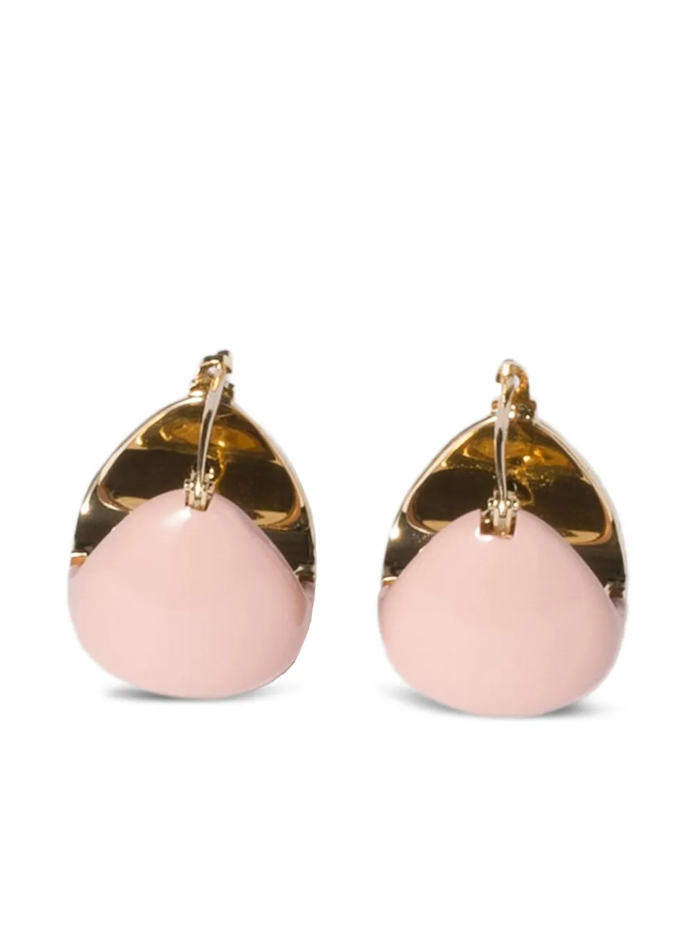 Miu Miu enamelled earrings - ゴールドトーン Miu Miu enamelled earrings - ゴールドトーン