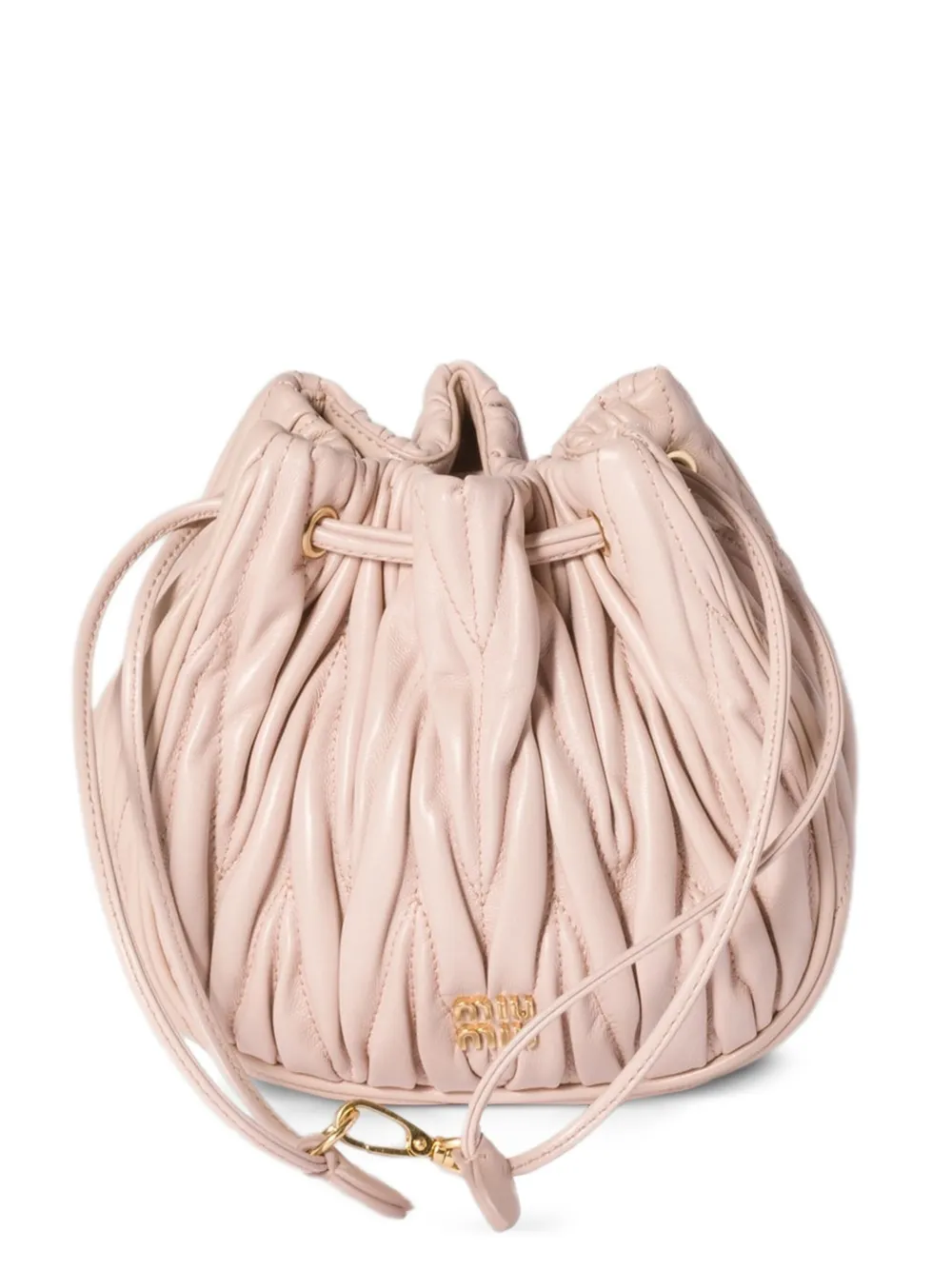 Miu Miu Matelassé Nappa Leather Pouch