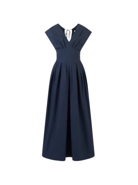 Rosie Assoulin V-neck pleated midi dress