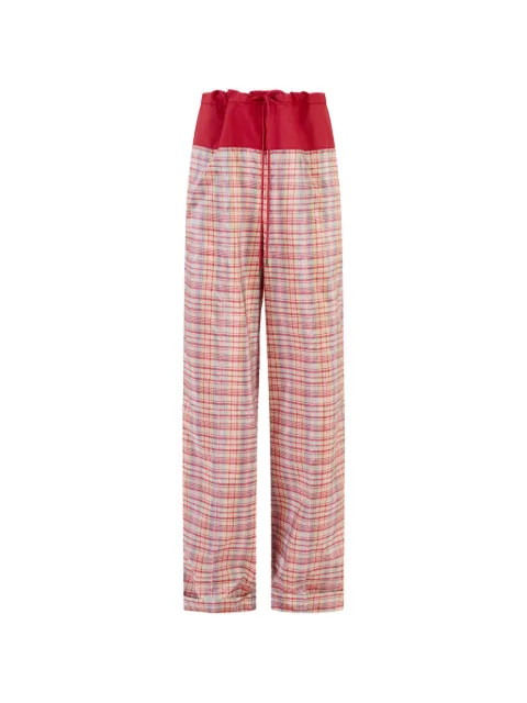 Rosie Assoulin plaid-pattern trousers