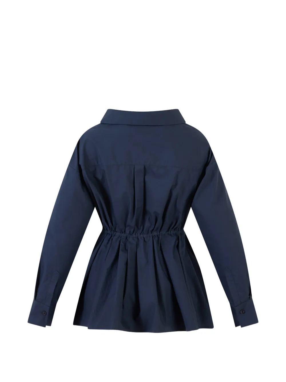 Rosie Assoulin Blouse met kraag en plooien Blauw