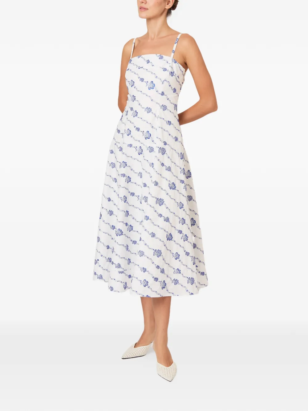  Rosie Assoulin Vestido Drop Me A Note - Blanco 