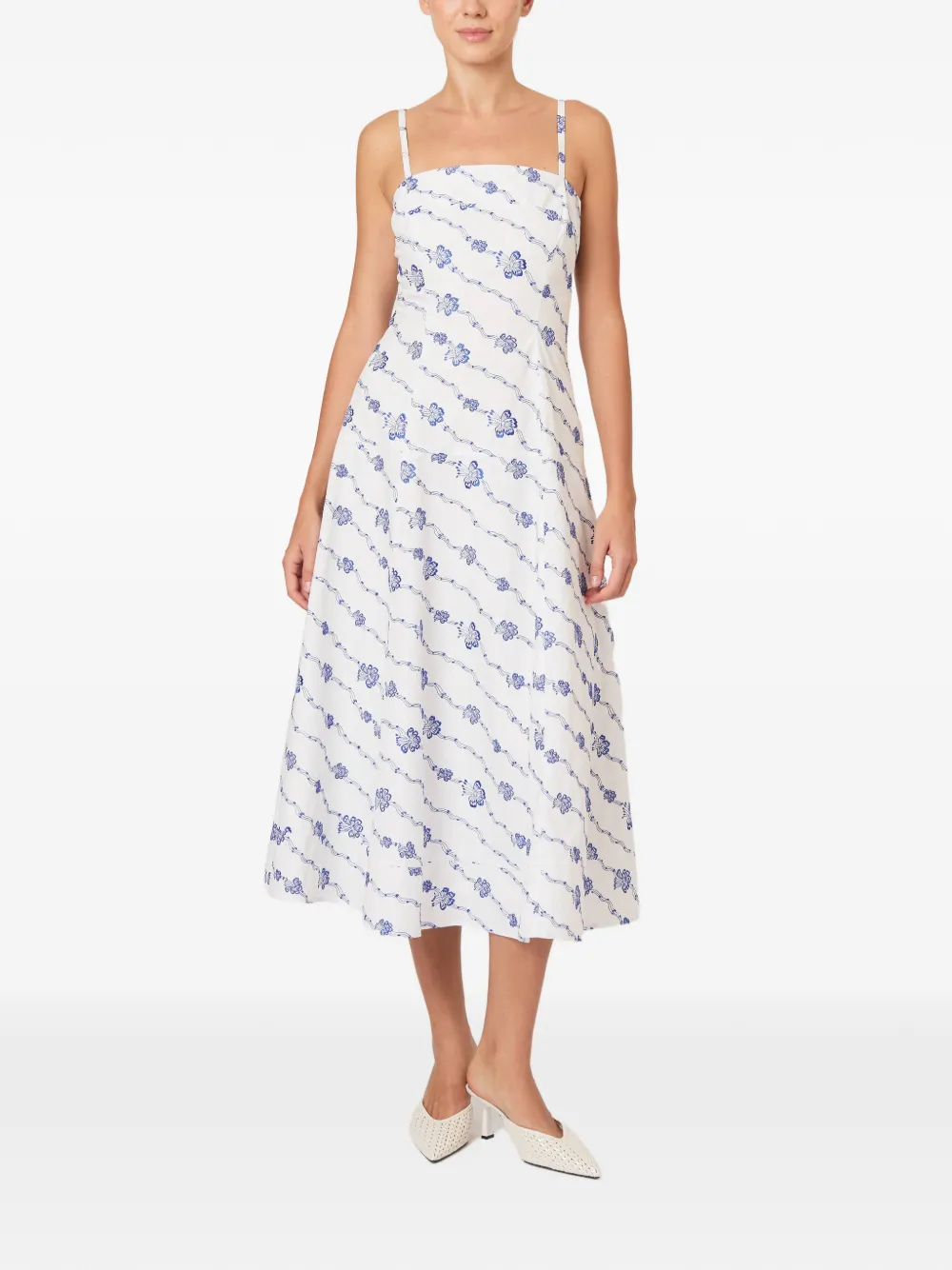  Rosie Assoulin Vestido Drop Me A Note - Blanco 