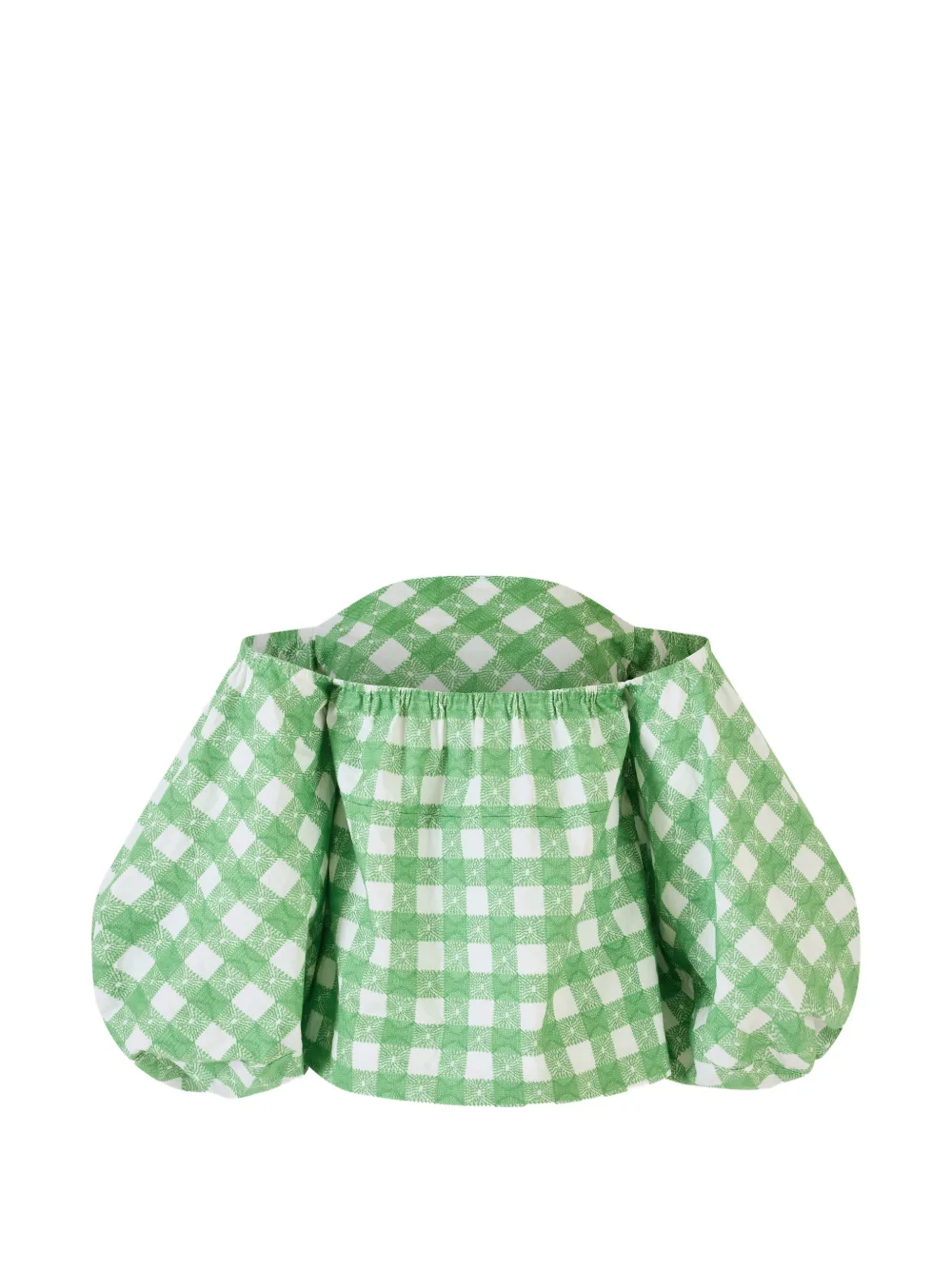 Rosie Assoulin Blouse met pofmouwen Groen