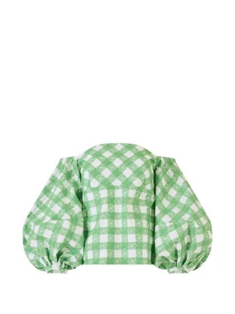 Rosie Assoulin balloon sleeve blouse