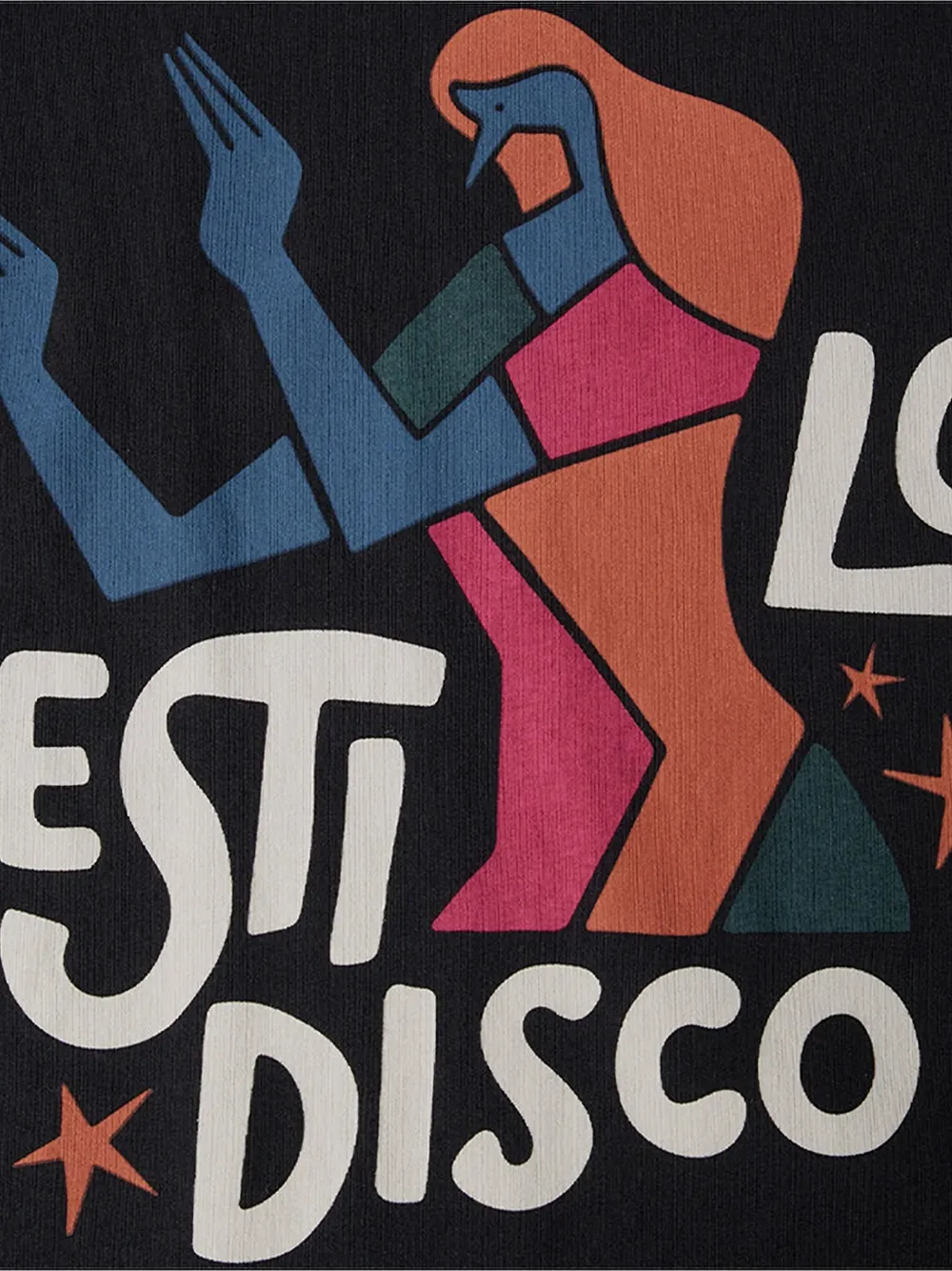 BY PARRA Estilo Disco T-shirt - Zwart