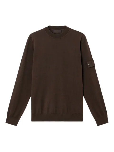 Stone Island suéter de lana con cuello redondo