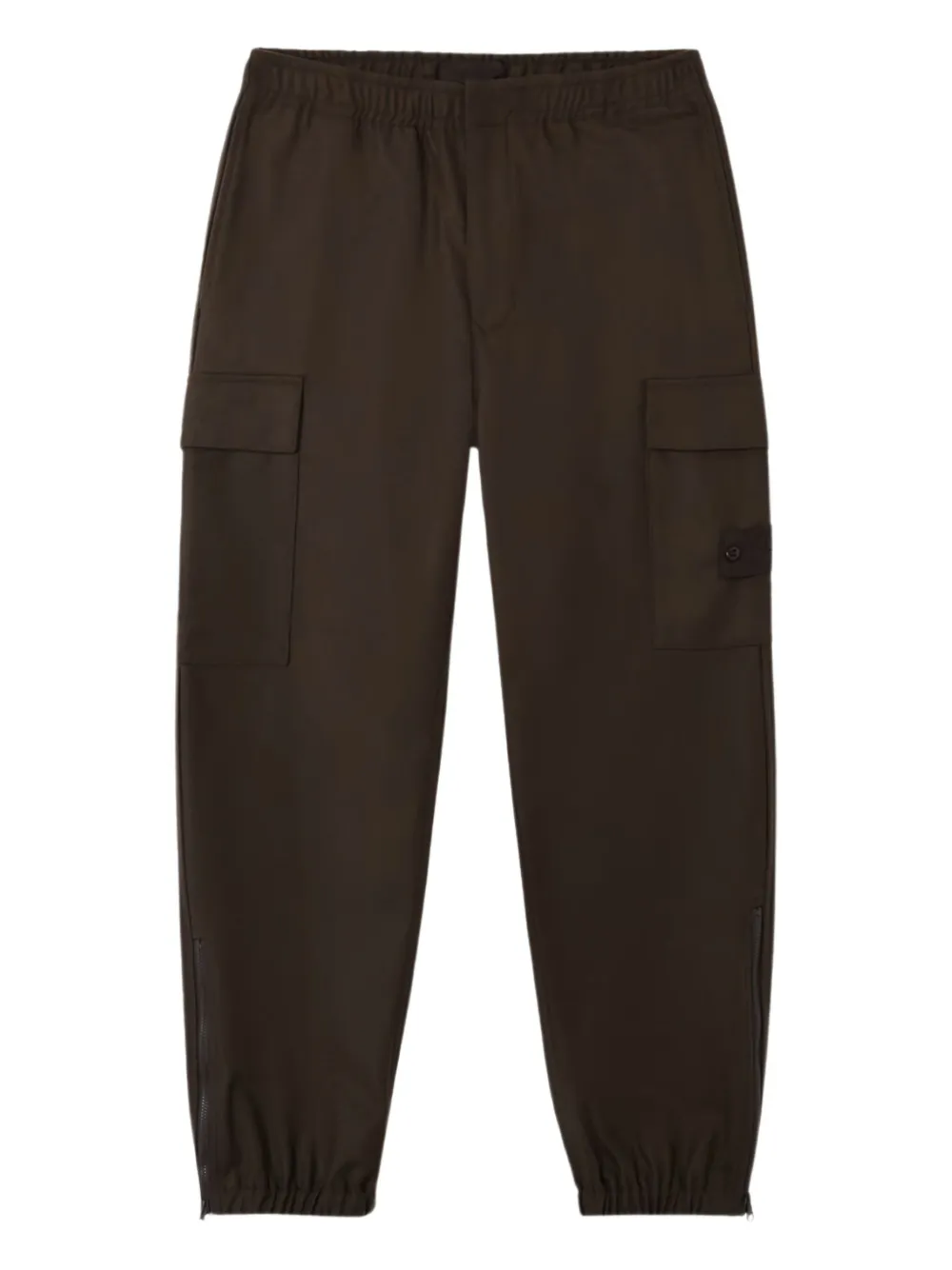 Stone Island cargo-pocket cuffed trousers - ブラウン Stone Island cargo-pocket cuffed trousers - ブラウン