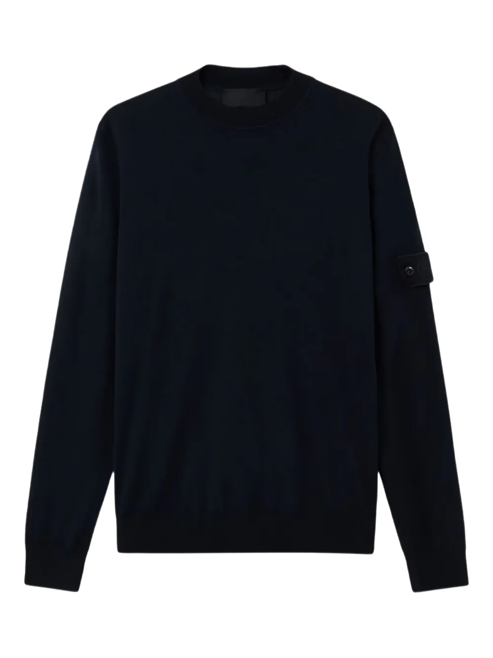 Stone Island crew-neck wool sweater - ブルー Stone Island crew-neck wool sweater - ブルー