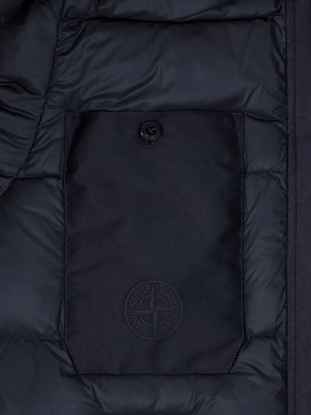 Stone Island David Coat In Blue