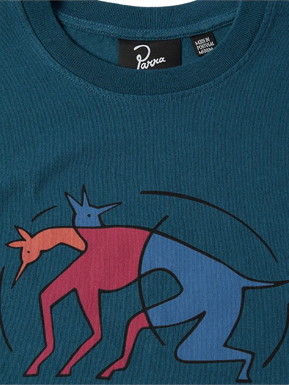 BY PARRA The Zommies graphic-print T-shirt - Blauw