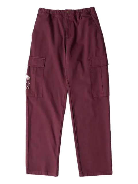 BY PARRA  Again embroidered cargo trousers